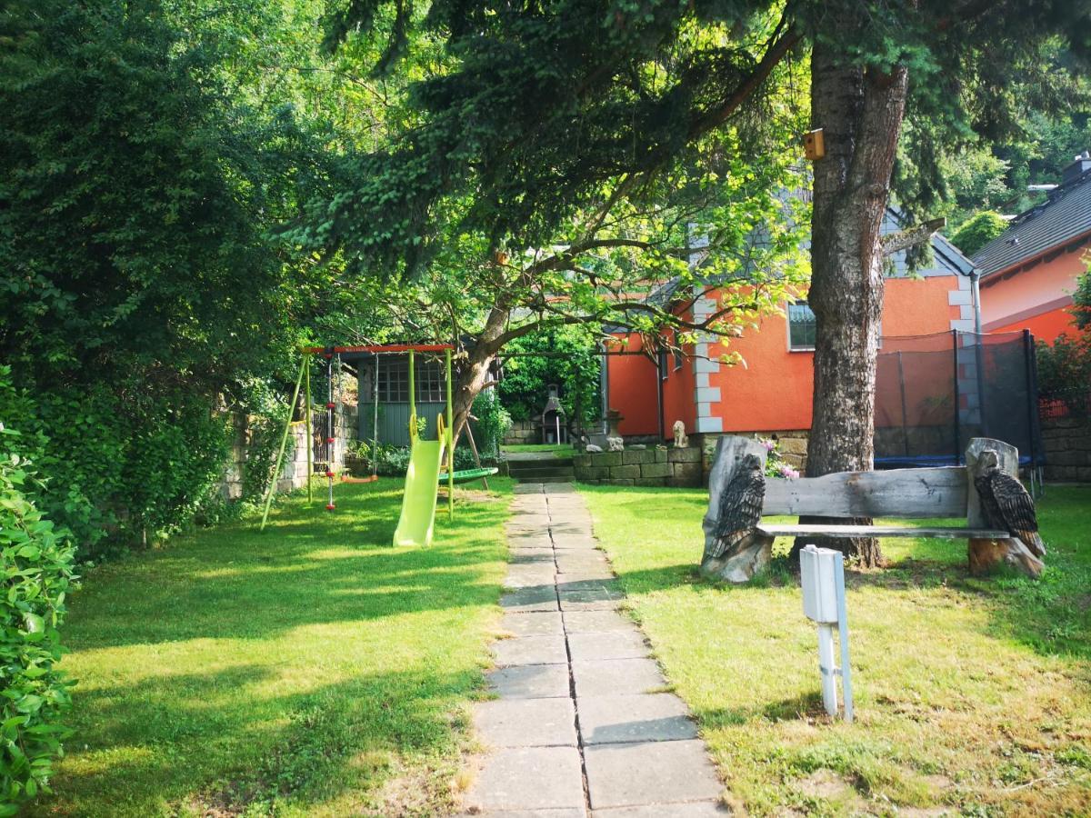 Ferienhaus Franz - An Der Elbe, Mit Grossem Garten Vila Pirna Exterior foto